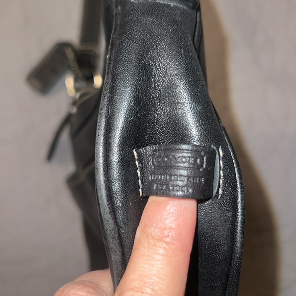 RARE Coach 7593 Black Hobo Shoulder Bag mini - Picture 6 of 9